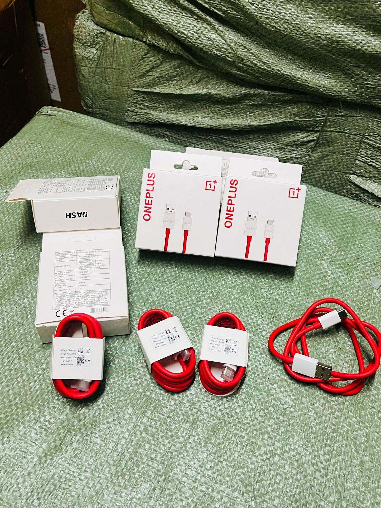 1+ 10A Dash Fast Charging (Usb to C) Cable With Box Packing