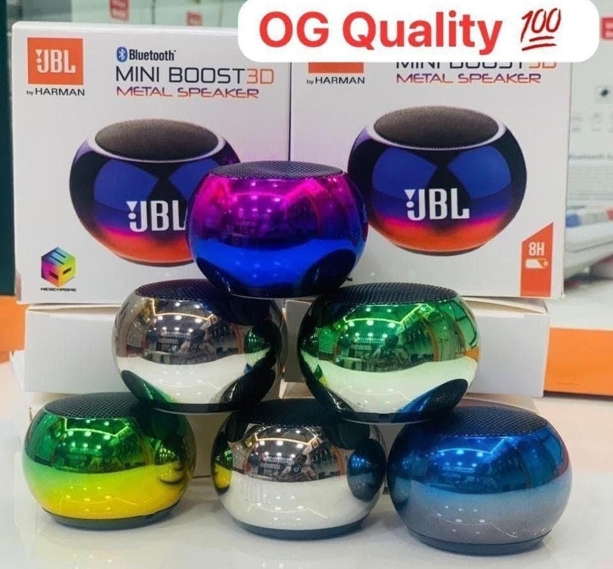 Mini Boost 3D Metal Speaker