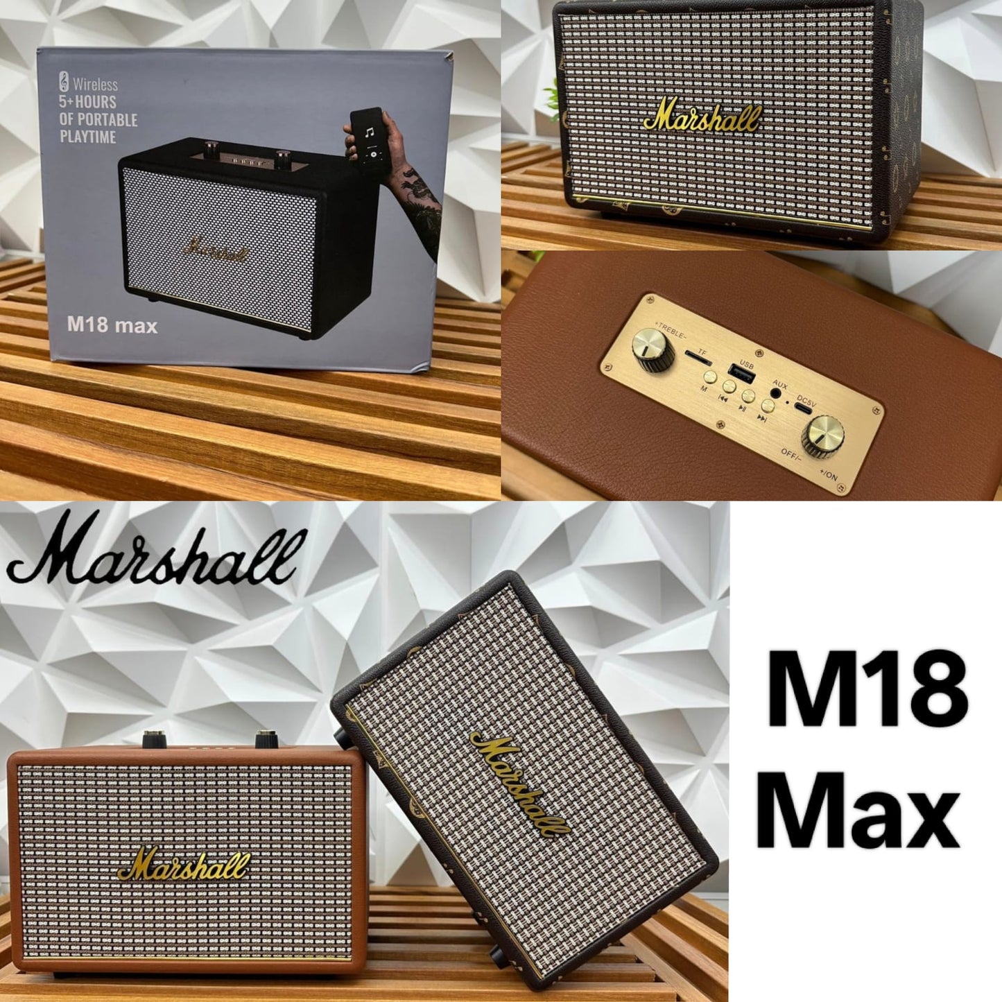 Marsall M18 Max Bluetooth Speaker