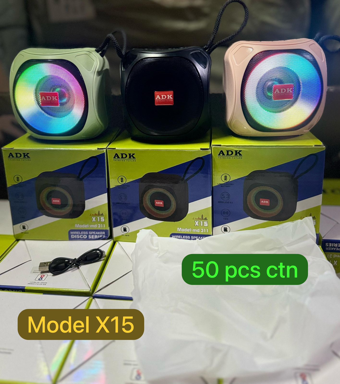 Adk X15 Rgb Wireless Speaker