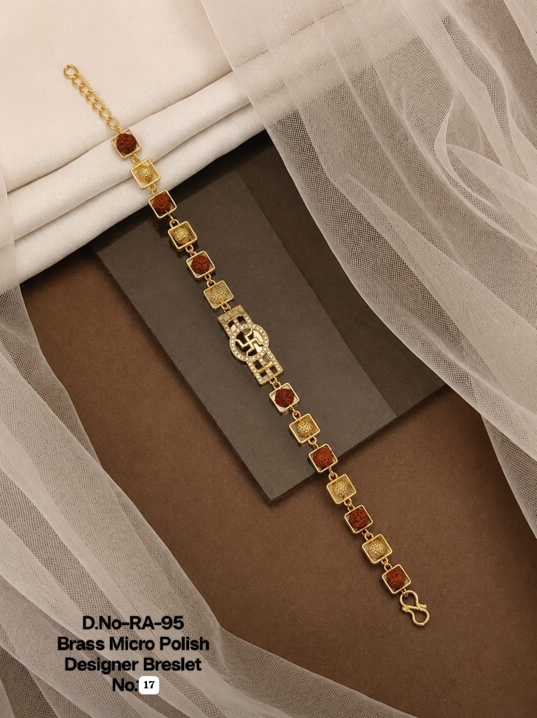 ✨ Premium Swastik Designer Bracelet