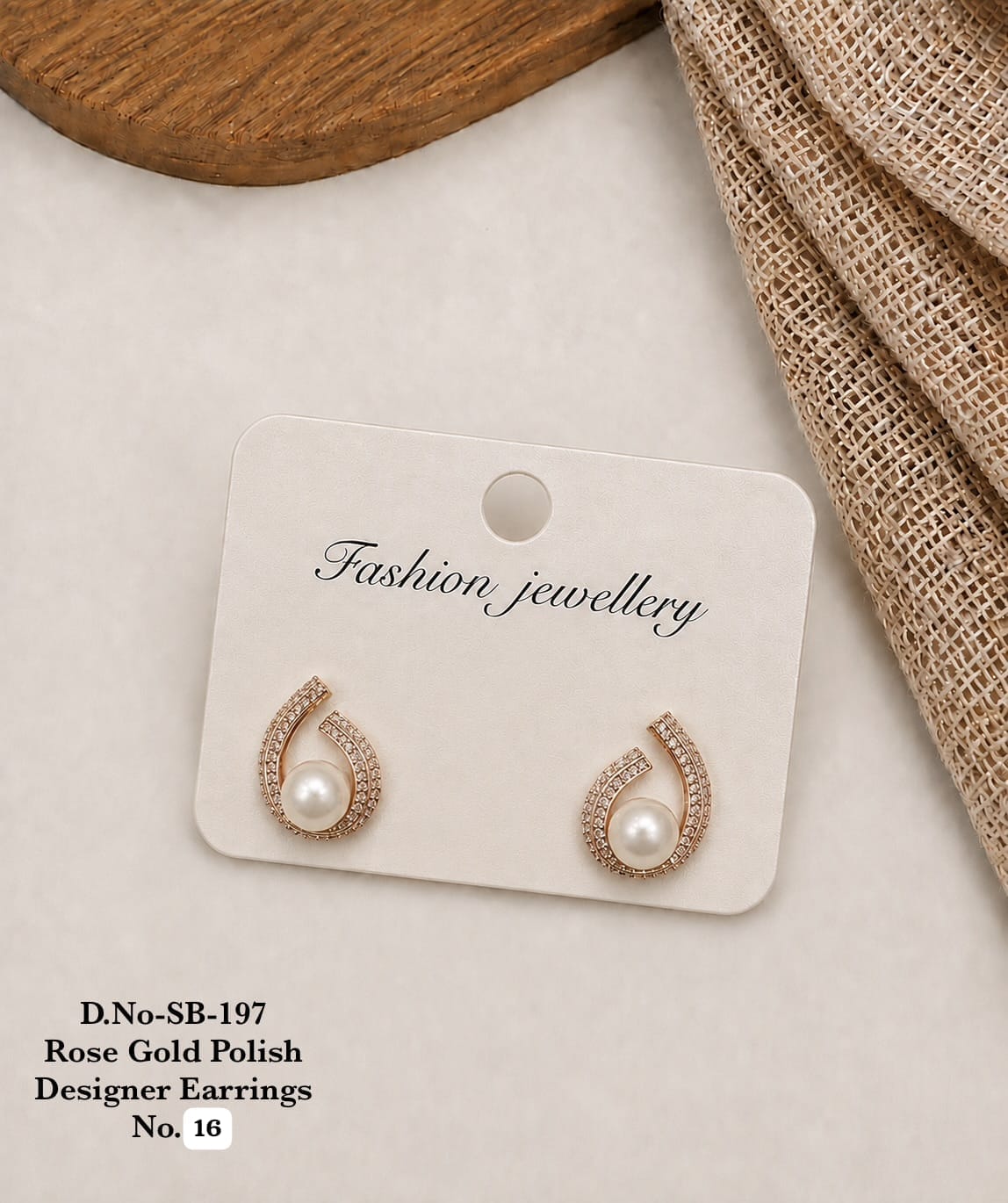 Rose Gold Polish Designer Earrings A Perfect Blend of Elegance and Glamour ✨