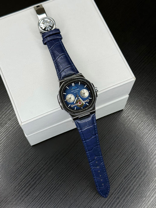 *PATEK PHILIPPE PREMIUM LEATHER WATCH*