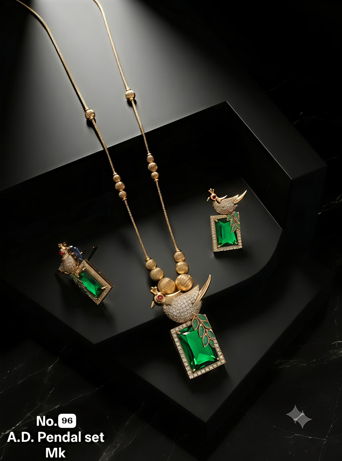 A.D. Pendant Set Elegant sparkle with a premium designer touch 🤩