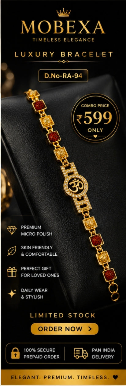 ✨ Premium Om Designer Bracelet