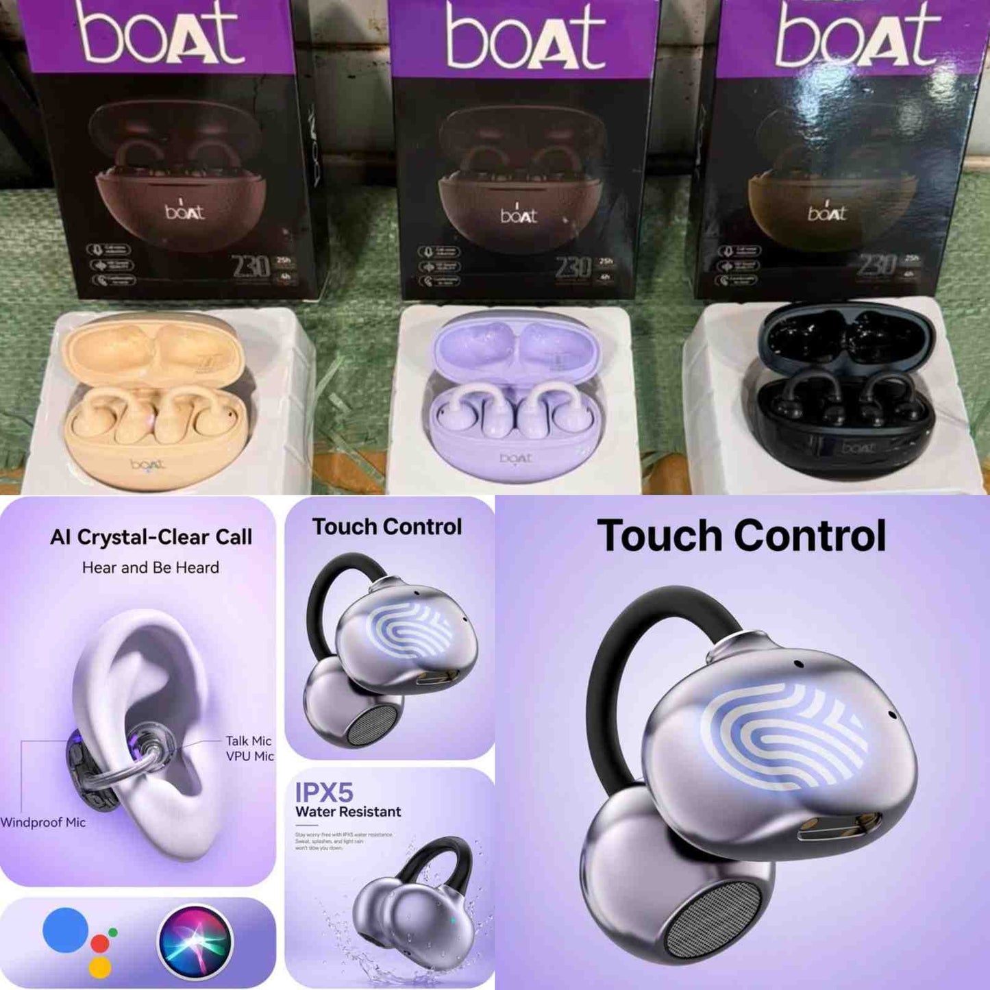 boAt Loop Clip-06 Wireless Earbuds
