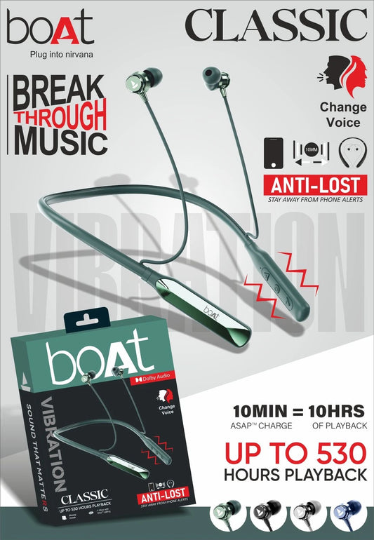 Bt Classic Premium Wireless Neckband