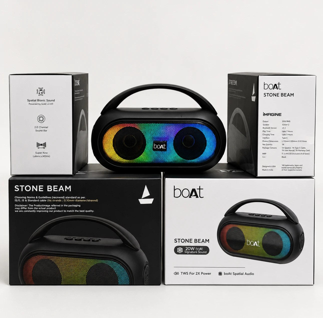 b0At STONE BEAM 20w Wireless Speaker