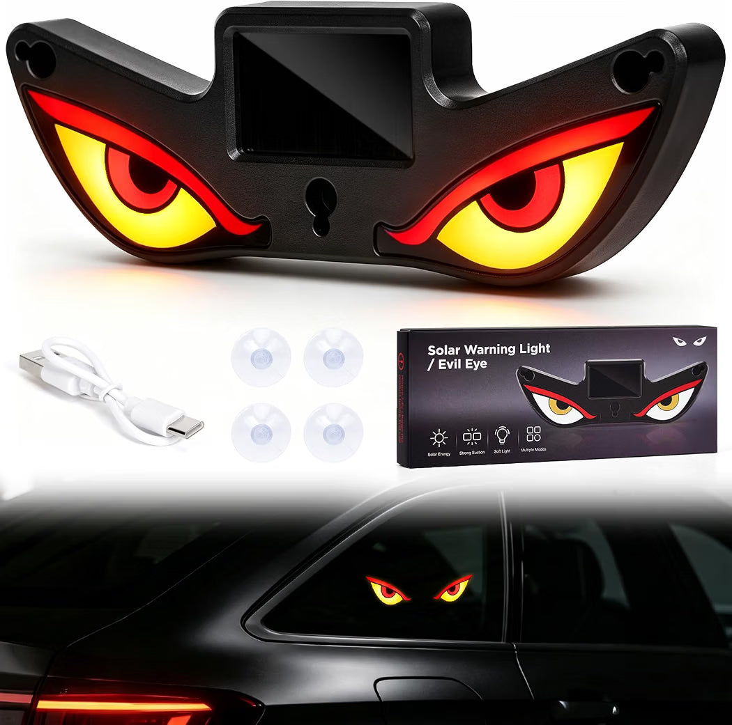 Solar Devil Eye Light For Car Windows
