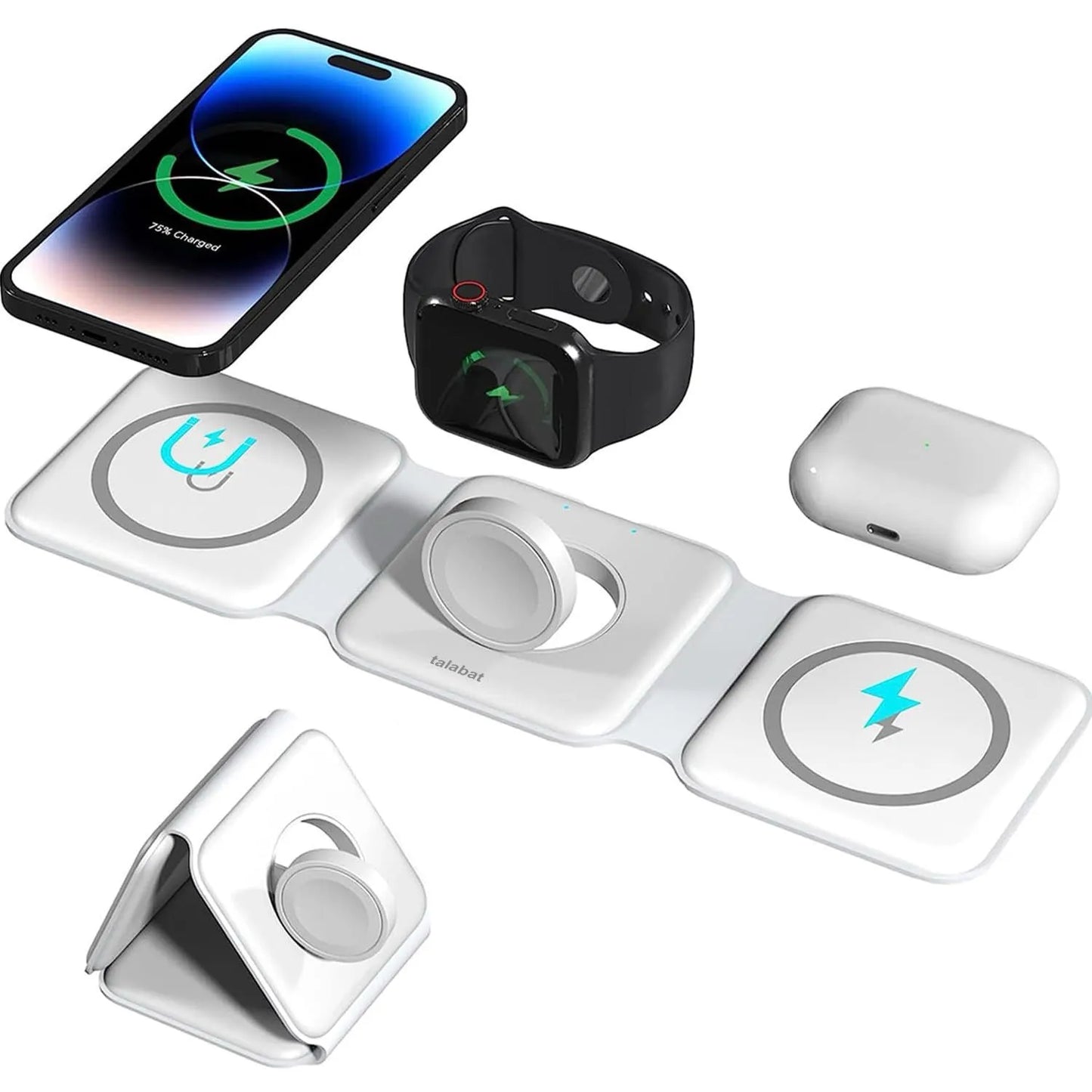 3 in 1 Foldable Magnetic Wireless Charger
