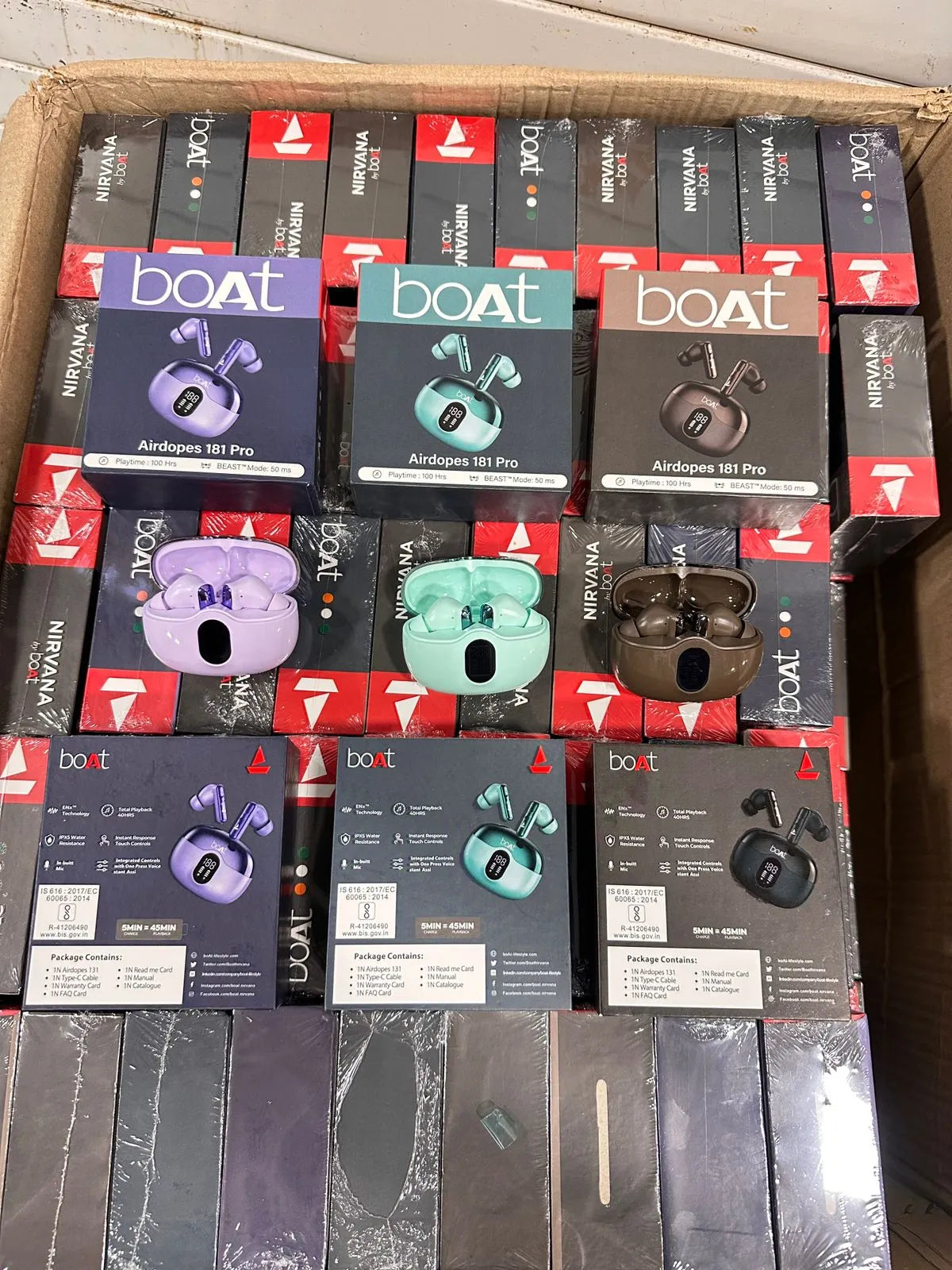 Airdopes 181 Pro Display Og Hard Box