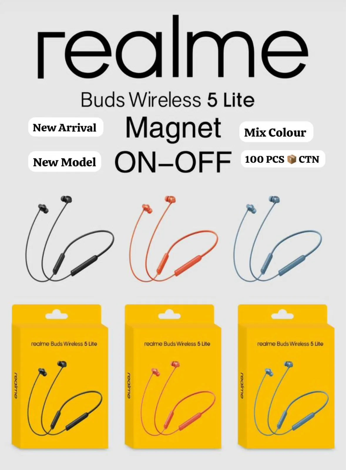 Reelme Buds Wireless 5 Lite Neckband