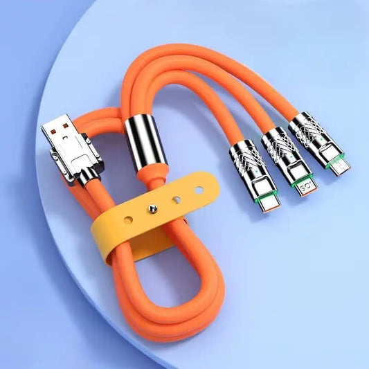 3 in 1 Silicon cable
