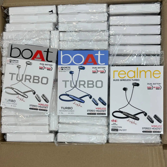 boAt Turbo Dual Battery Neckband With Touch Sensor
