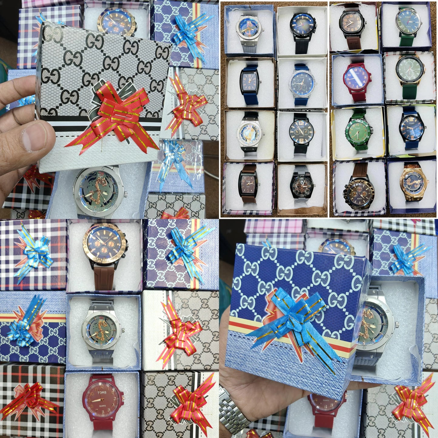 Gents Analog Metal Wrist Watch ( Gift Box Packing )