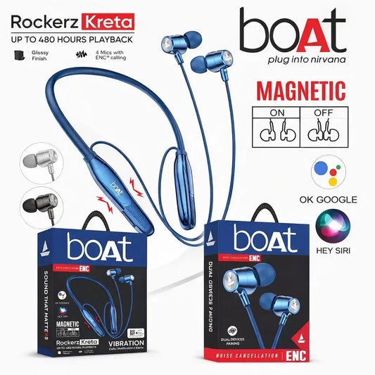 Rockerz Kreta Premium – Double Packing Wireless Neckband