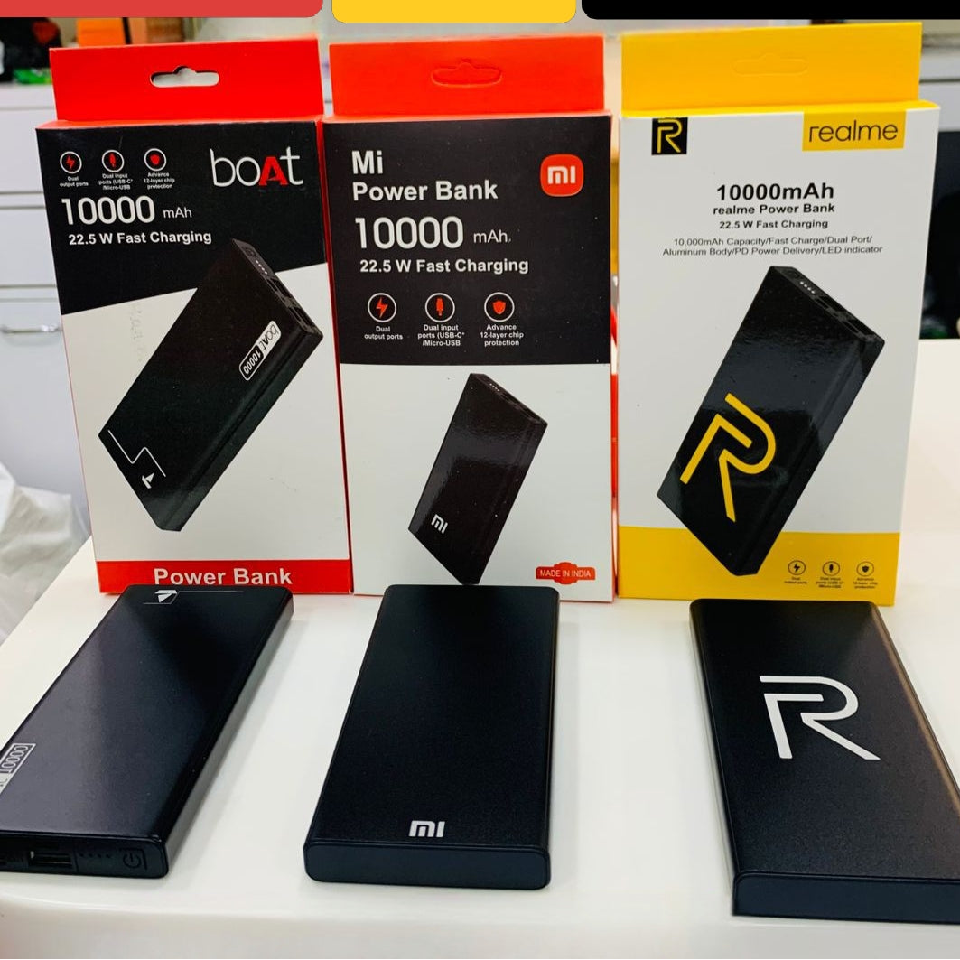 10000 Mah Metal Powerbank With 6 month Warranty