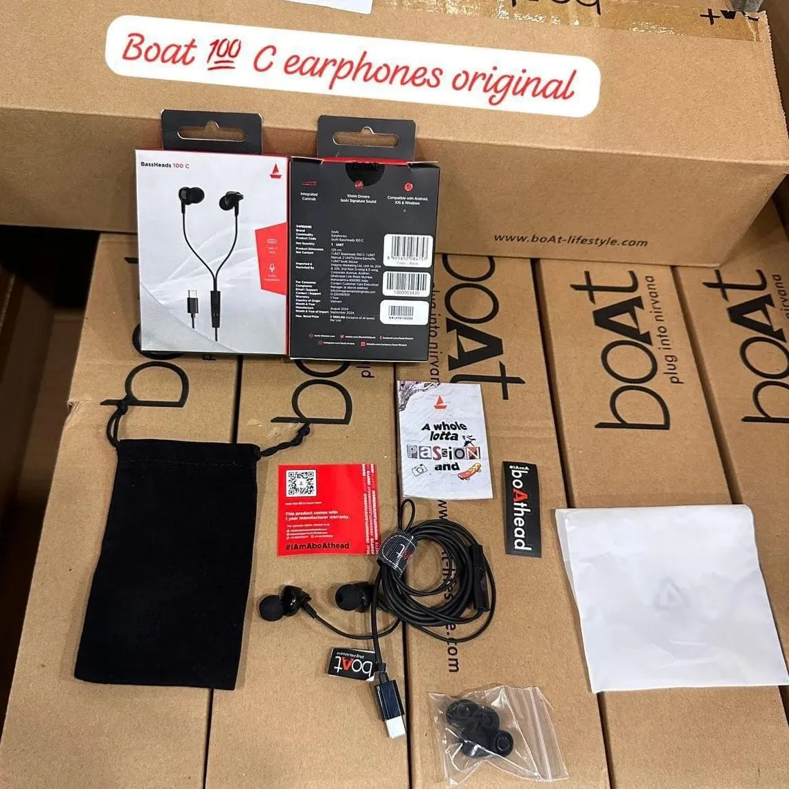 boAt BassHeads 100 C (Type-C) Og Wired Earphone