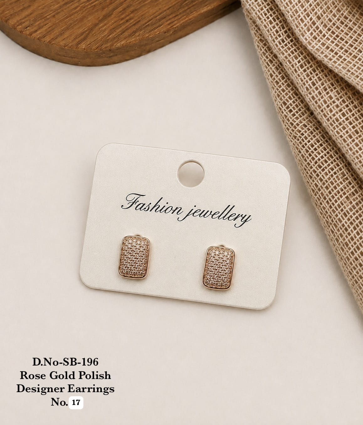Rose Gold Polish Designer Earrings A Perfect Blend of Elegance and Glamour ✨