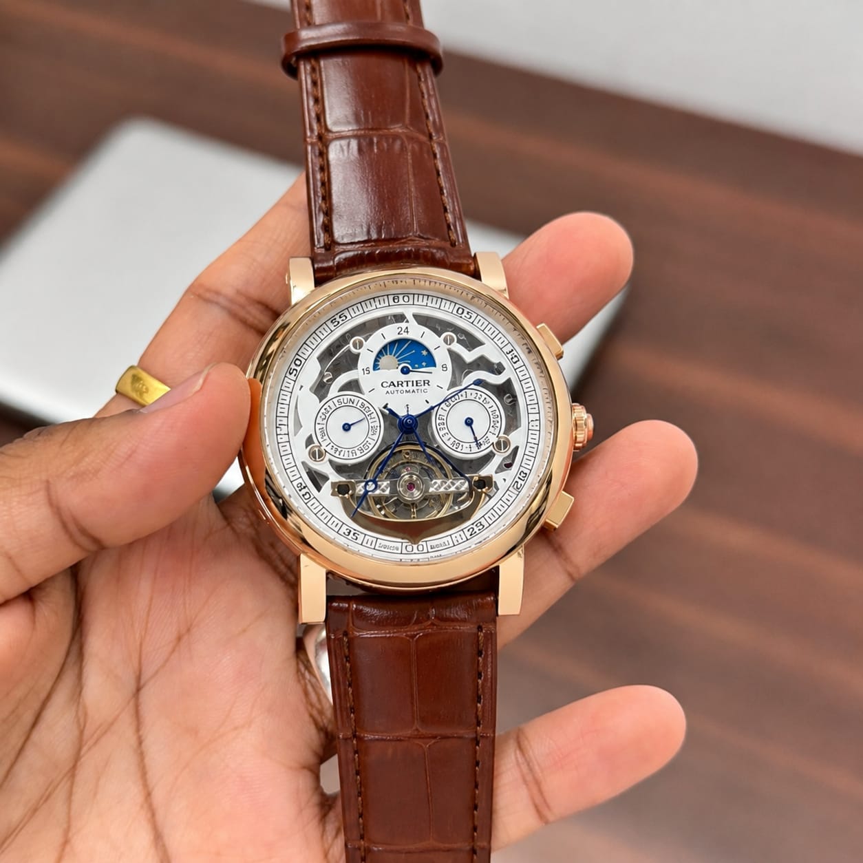🌟 Cartier SunMoon Chronograph