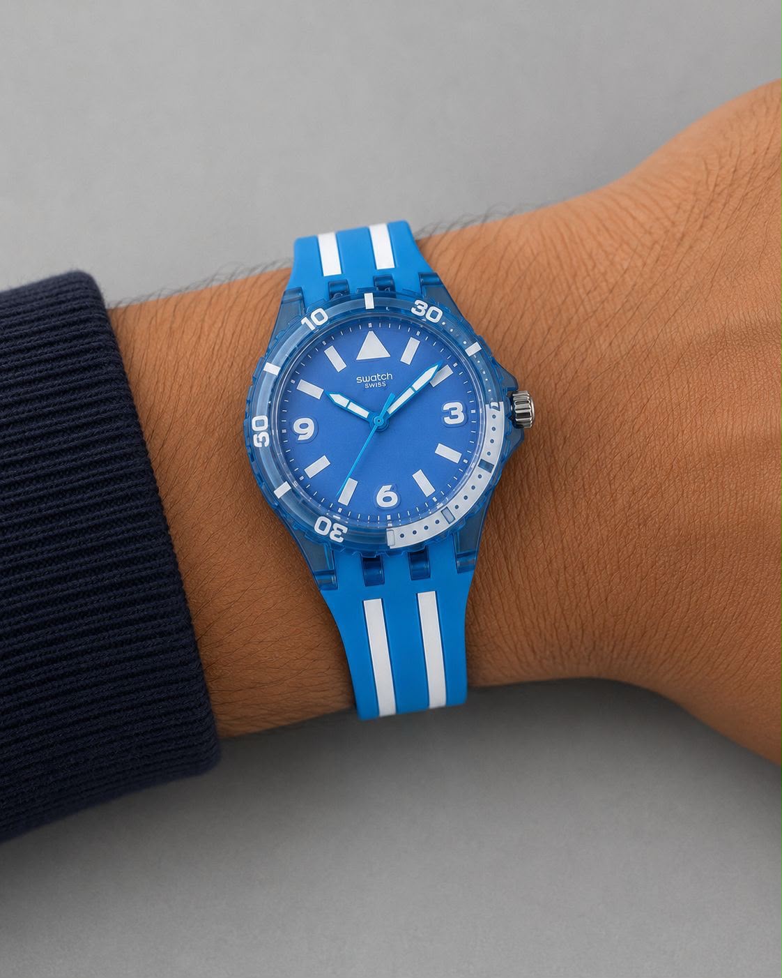 Swatch White,Blue,Red, yellow &amp; Balck Silicone Watch*