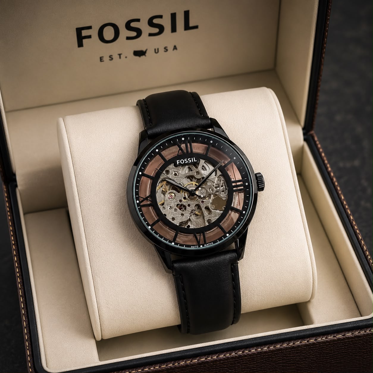 FOSSIL AUTOMATIC PREMIUM LEATHER BELT*