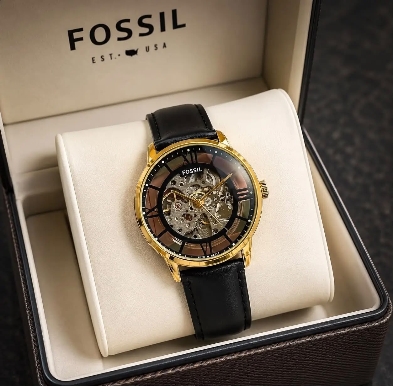 FOSSIL AUTOMATIC PREMIUM LEATHER BELT*