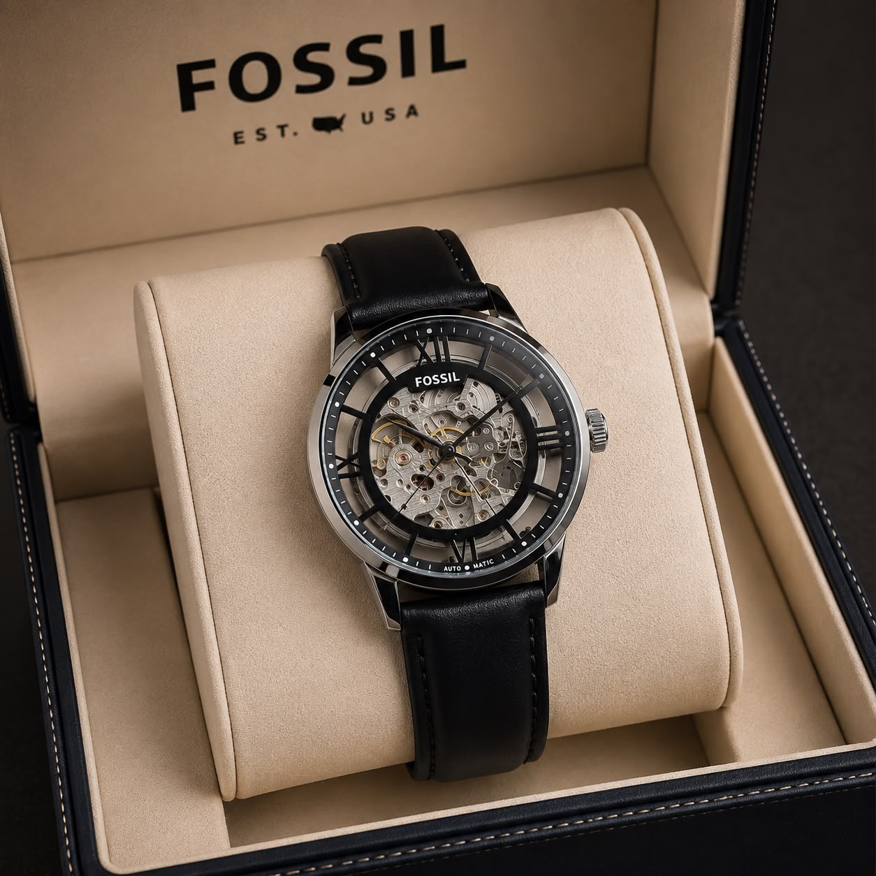 FOSSIL AUTOMATIC PREMIUM LEATHER BELT*