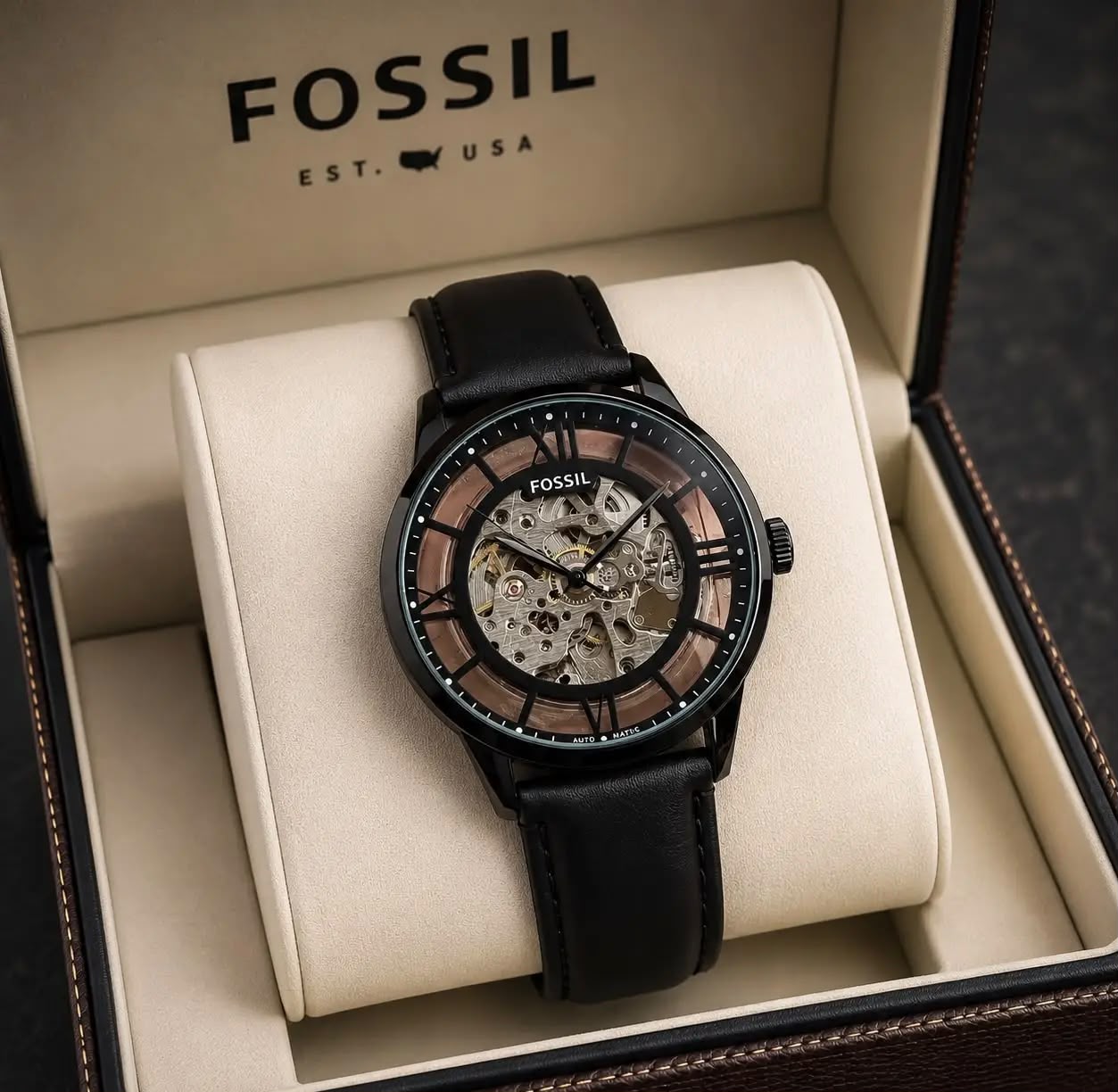 FOSSIL AUTOMATIC PREMIUM LEATHER BELT*
