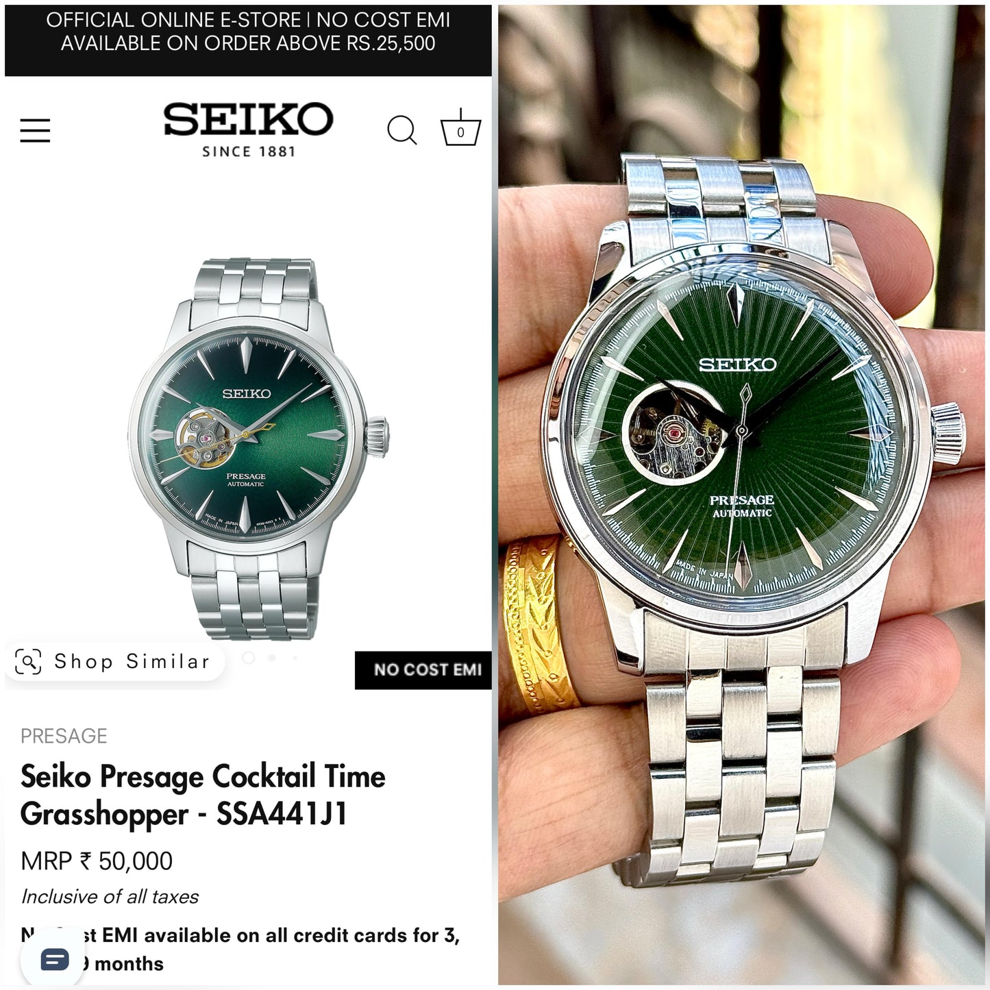 # Seiko ✨ Refined Luxury, Timeless Appeal ✨*