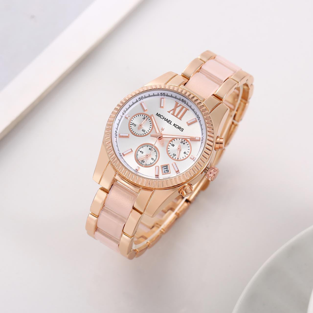 Mk ladies watch all crono and date working