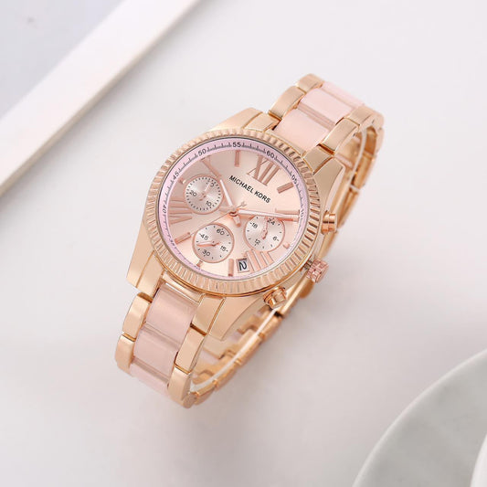 Mk ladies watch all crono and date working