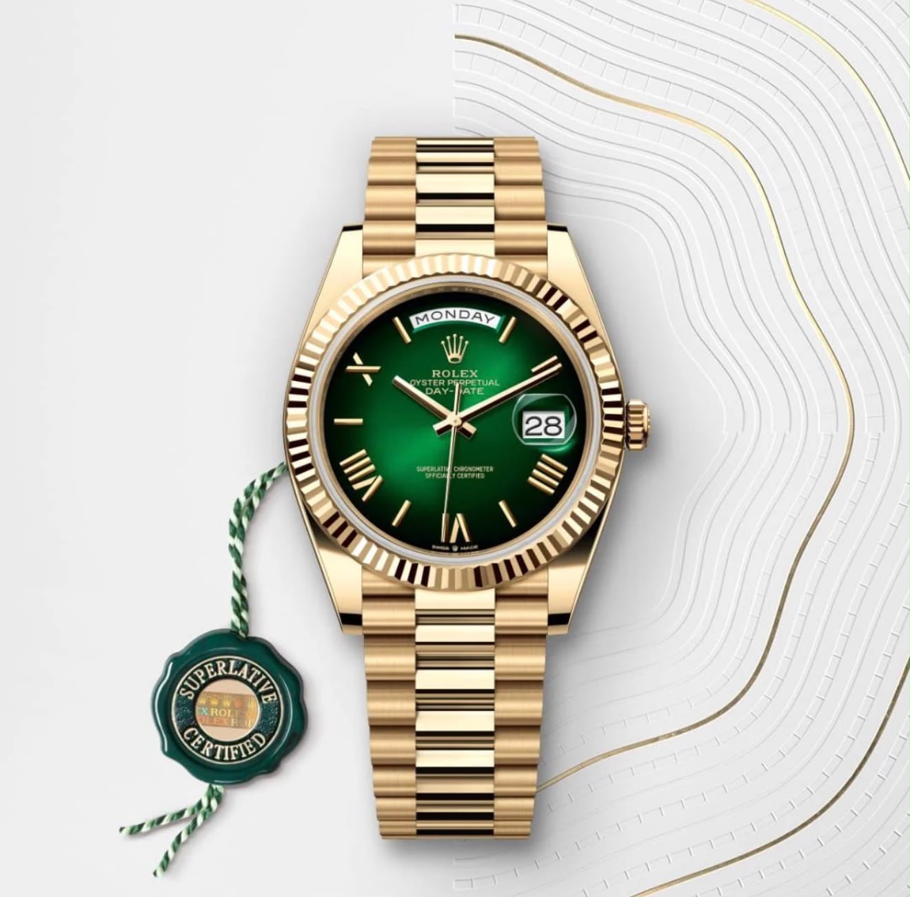 ROLEX DAY DATE ROMAN NUMBER