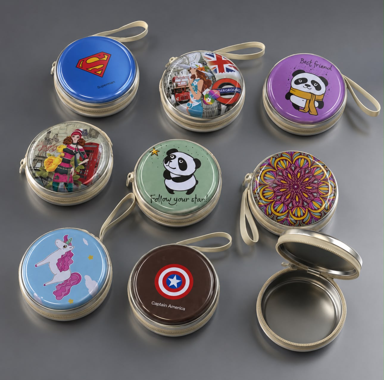 Printed Metal Pouch (12 pic packet)