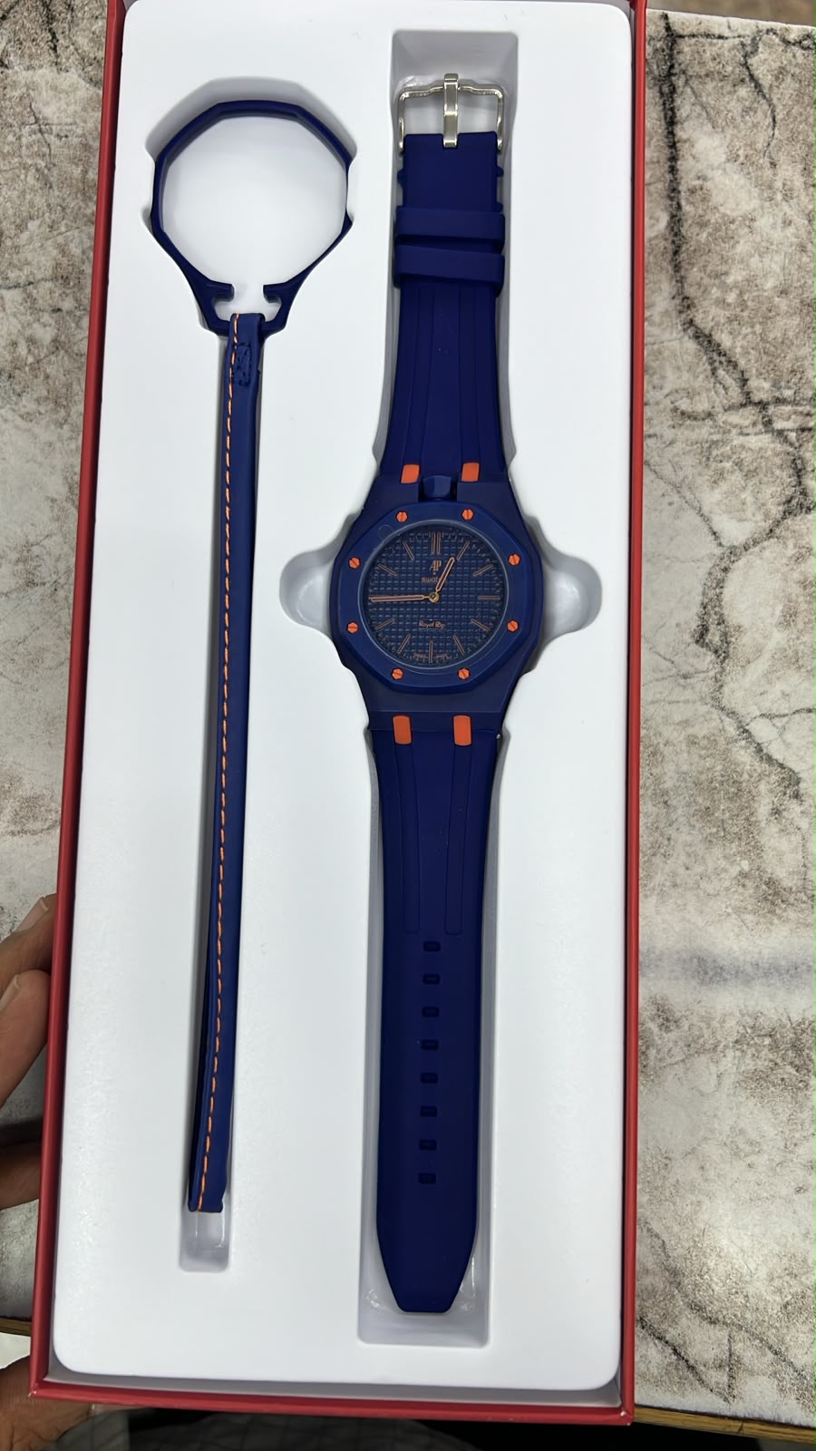 *Ap X Swatch*  *Royal pop addition*  Men’s watch