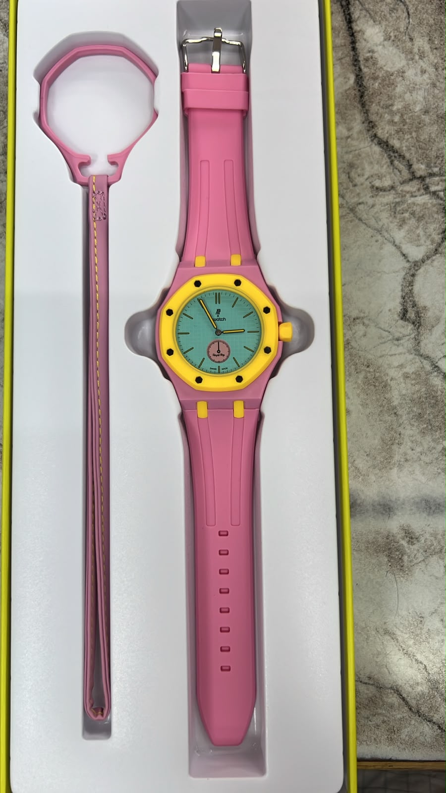 *Ap X Swatch*  *Royal pop addition*  Men’s watch