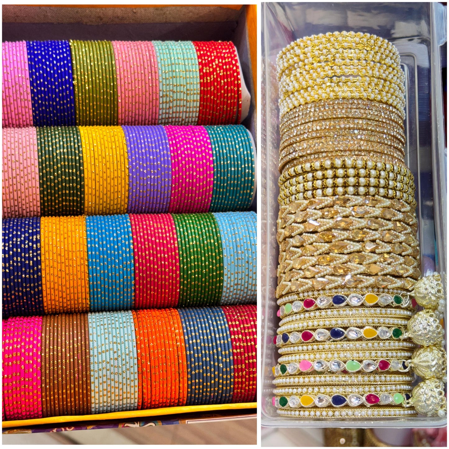 NEW COMBO OF WITH IMPORTANT SIDERS Beautiful 😍😍😍COMBO  24 dozen metal bangles 24 colors