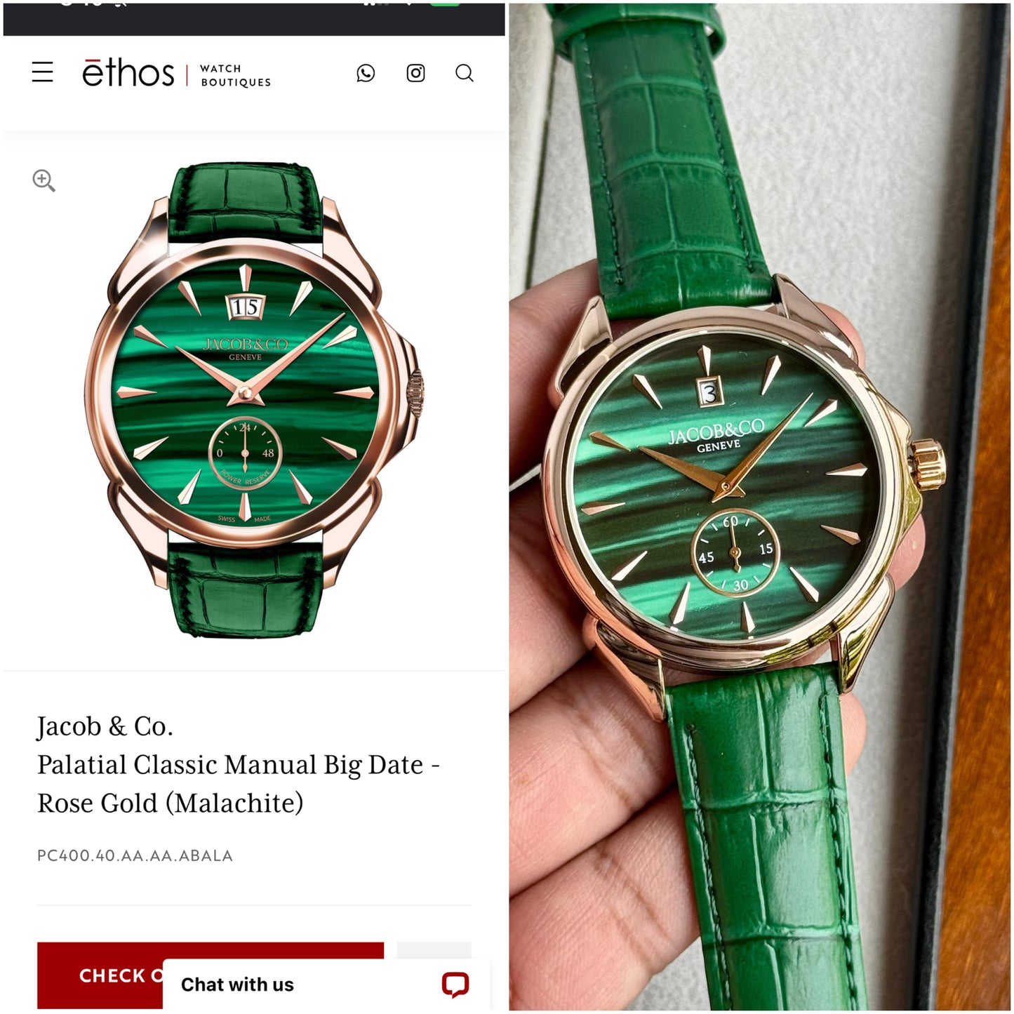 Jacob &amp; Co. Palatial Classic watch*