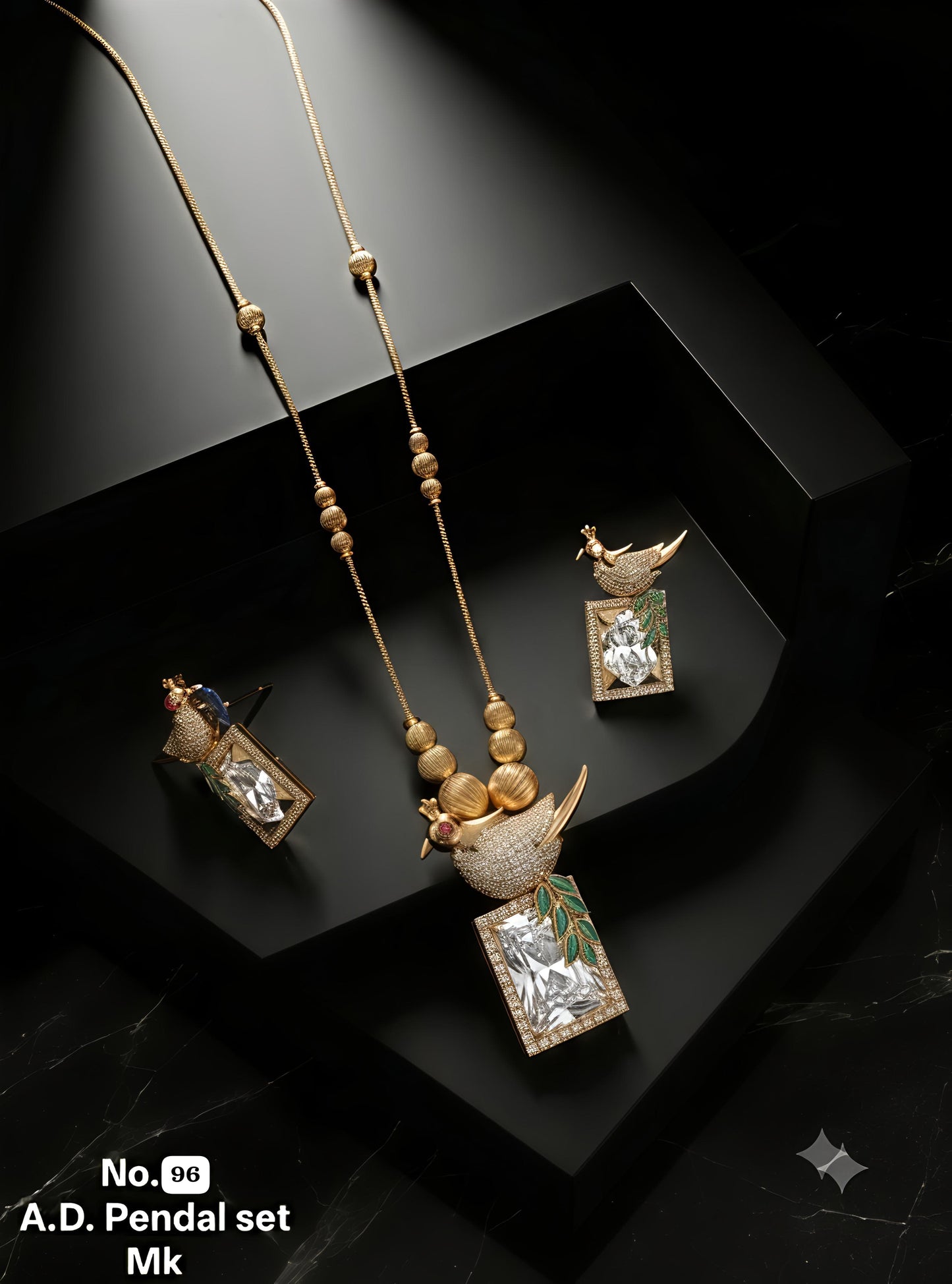A.D. Pendant Set Elegant sparkle with a premium designer touch 🤩