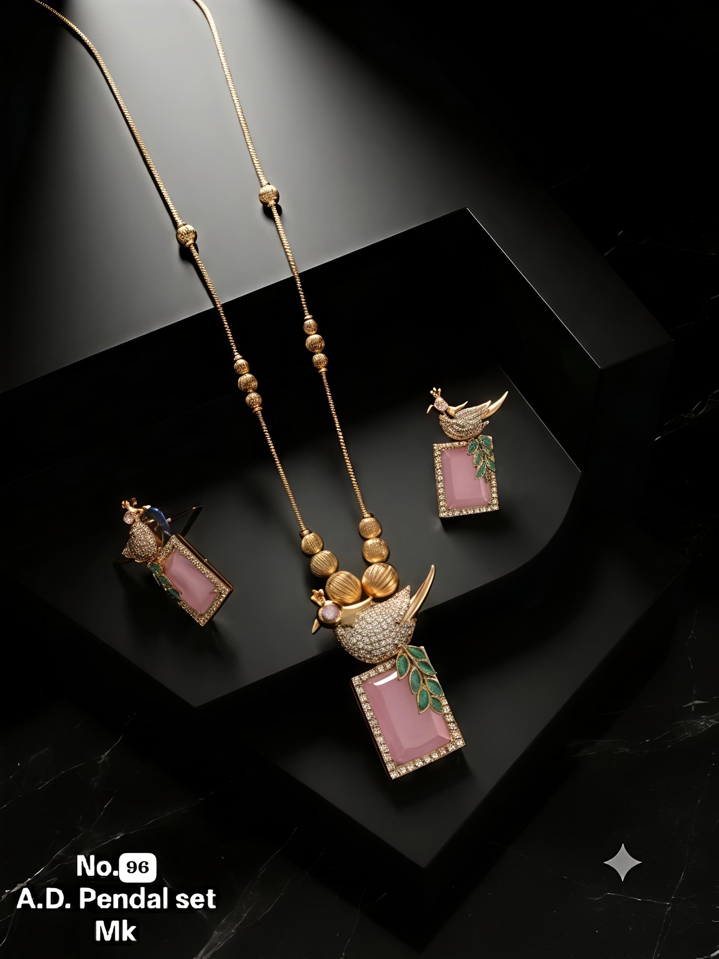 A.D. Pendant Set Elegant sparkle with a premium designer touch 🤩