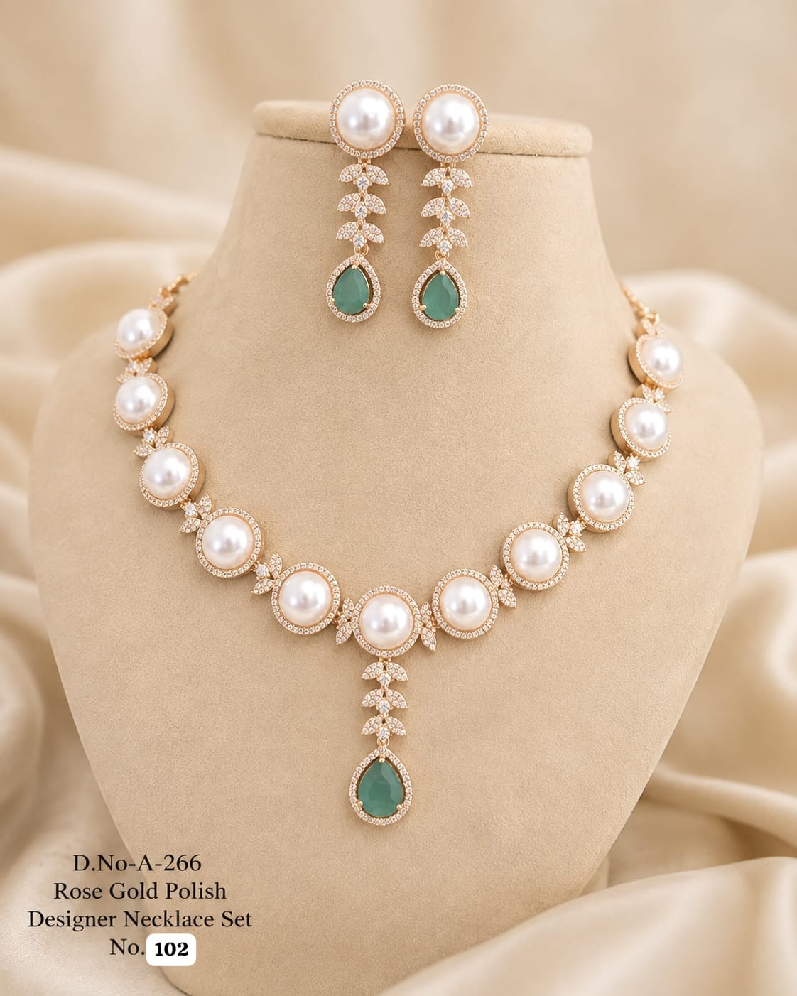 Silver Polish Designer Necklace Set Elegant, radiant, and beautifully crafted ✨