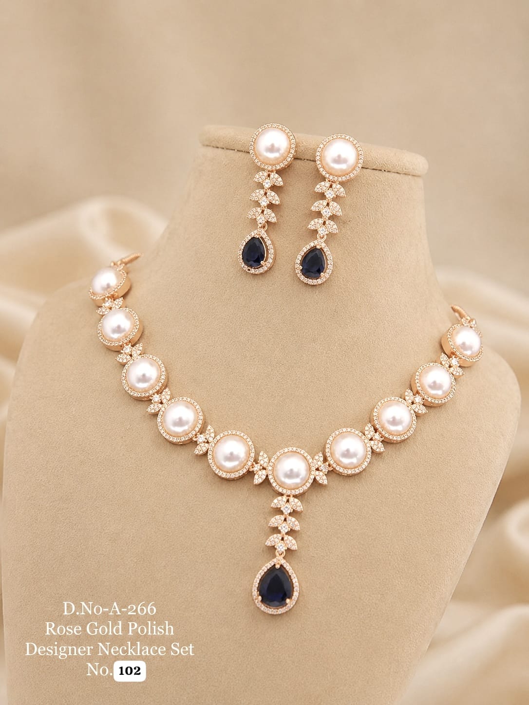 Silver Polish Designer Necklace Set Elegant, radiant, and beautifully crafted ✨