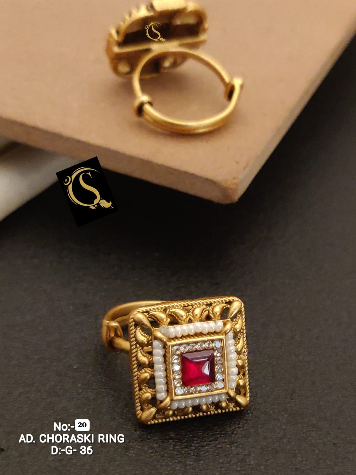 Elegant Designer Rings with a stylish and eye-catching finish 🤩