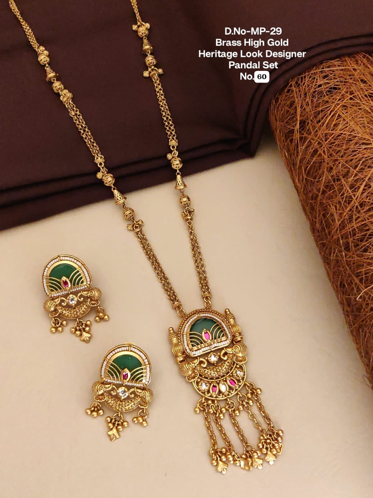 Elegant Designer Pendant Set with a premium finish and sophisticated appeal 🥰