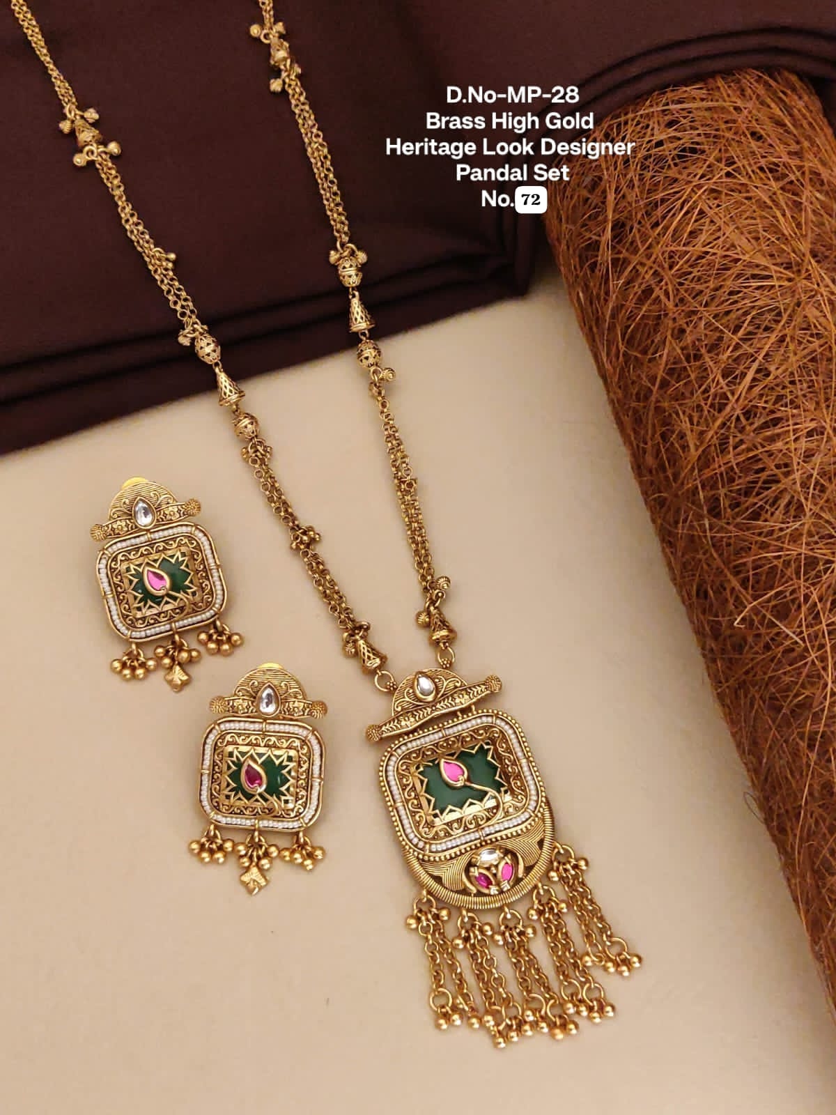 Elegant Designer Pendant Set with a premium finish and sophisticated appeal 🥰
