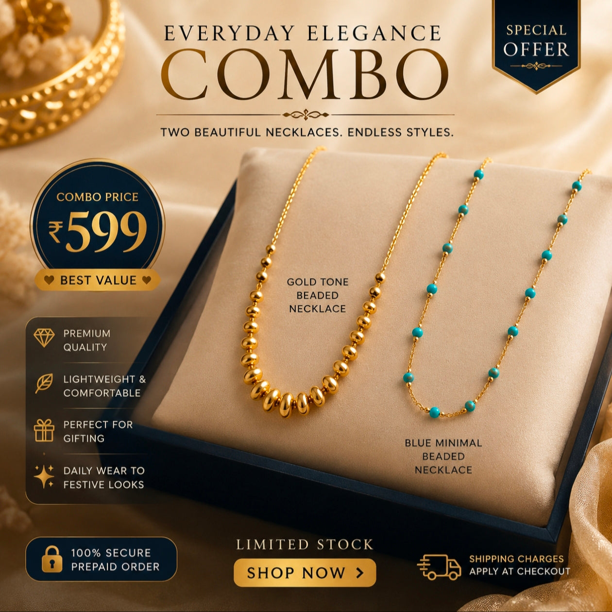 💎 Everyday Elegance Combo (2 Necklaces)