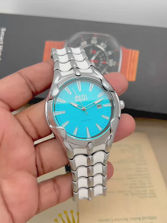 DIESEL GOLD TONE LUXURY WATCH*