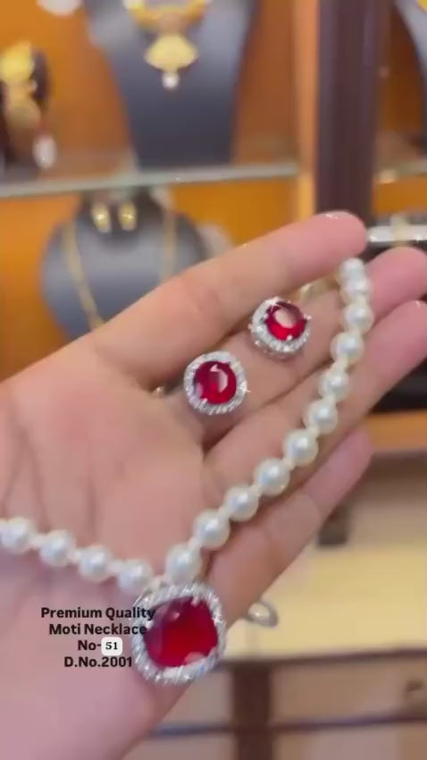 Premium Quality Moti Necklace