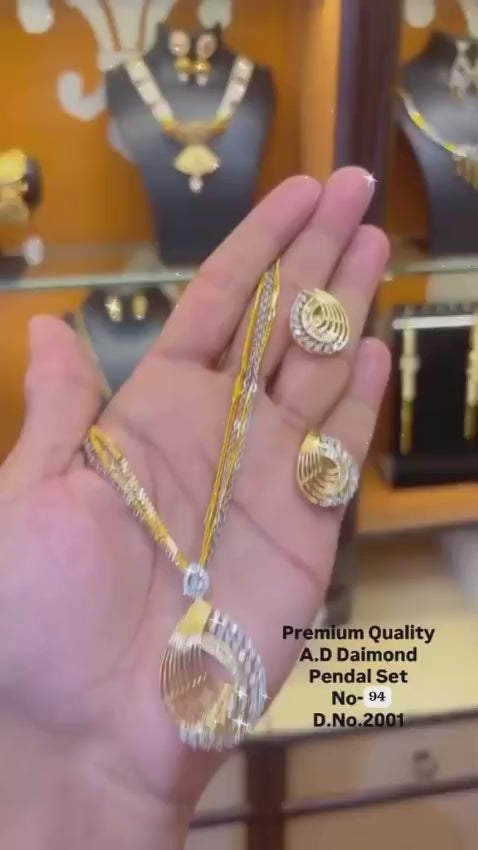 ✨ Premium A.D. Diamond Pendant Set ✨